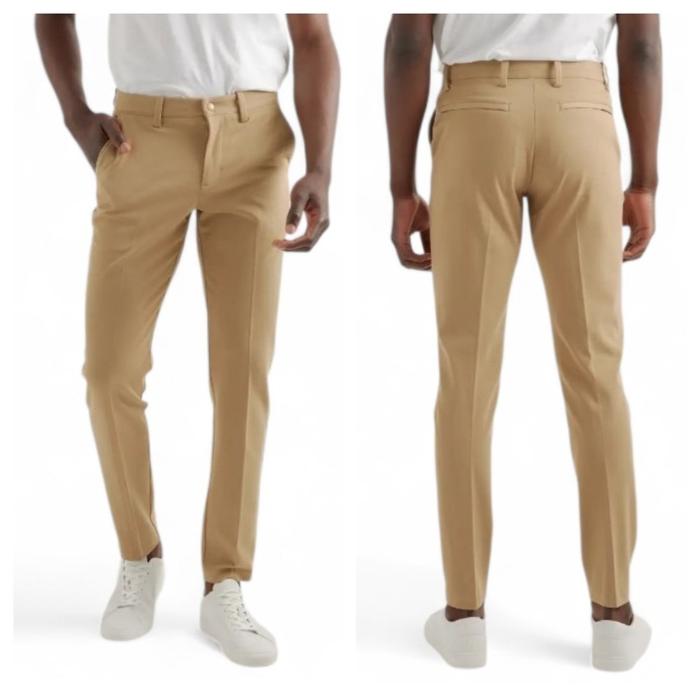 NWT Quince Mens Ultra Stretch 24/7 Smart Chino‎ Pants Khaki 44X32 Casual Neutral